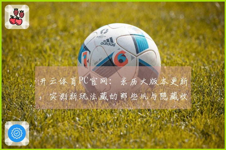开云体育PC官网：亲历大版本更新，实测新玩法藏的那些坑与隐藏收益